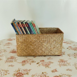 اليد المنسوجة سكوير سلة الأعشاب البحرية